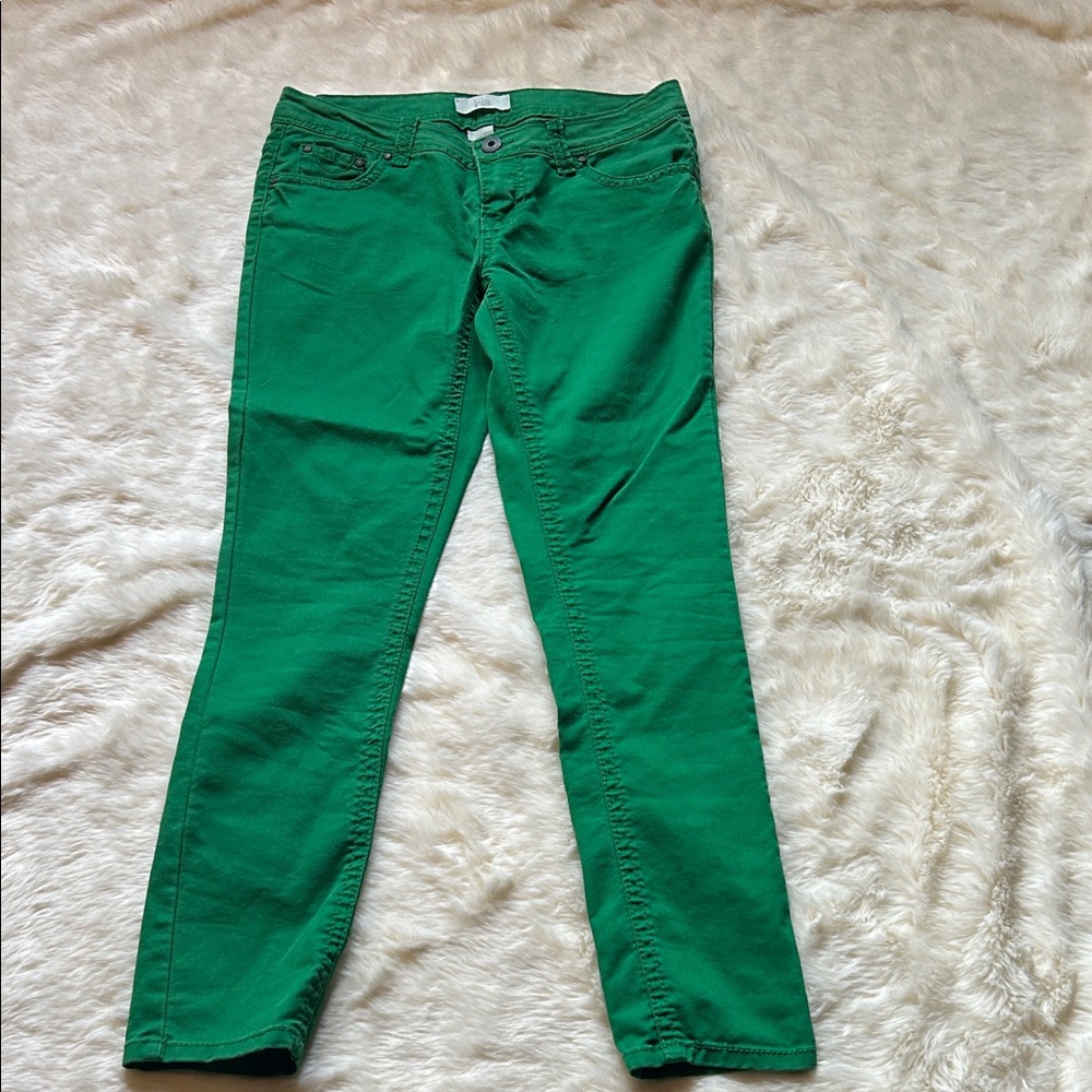 Lola Emerald Green Denim Pants